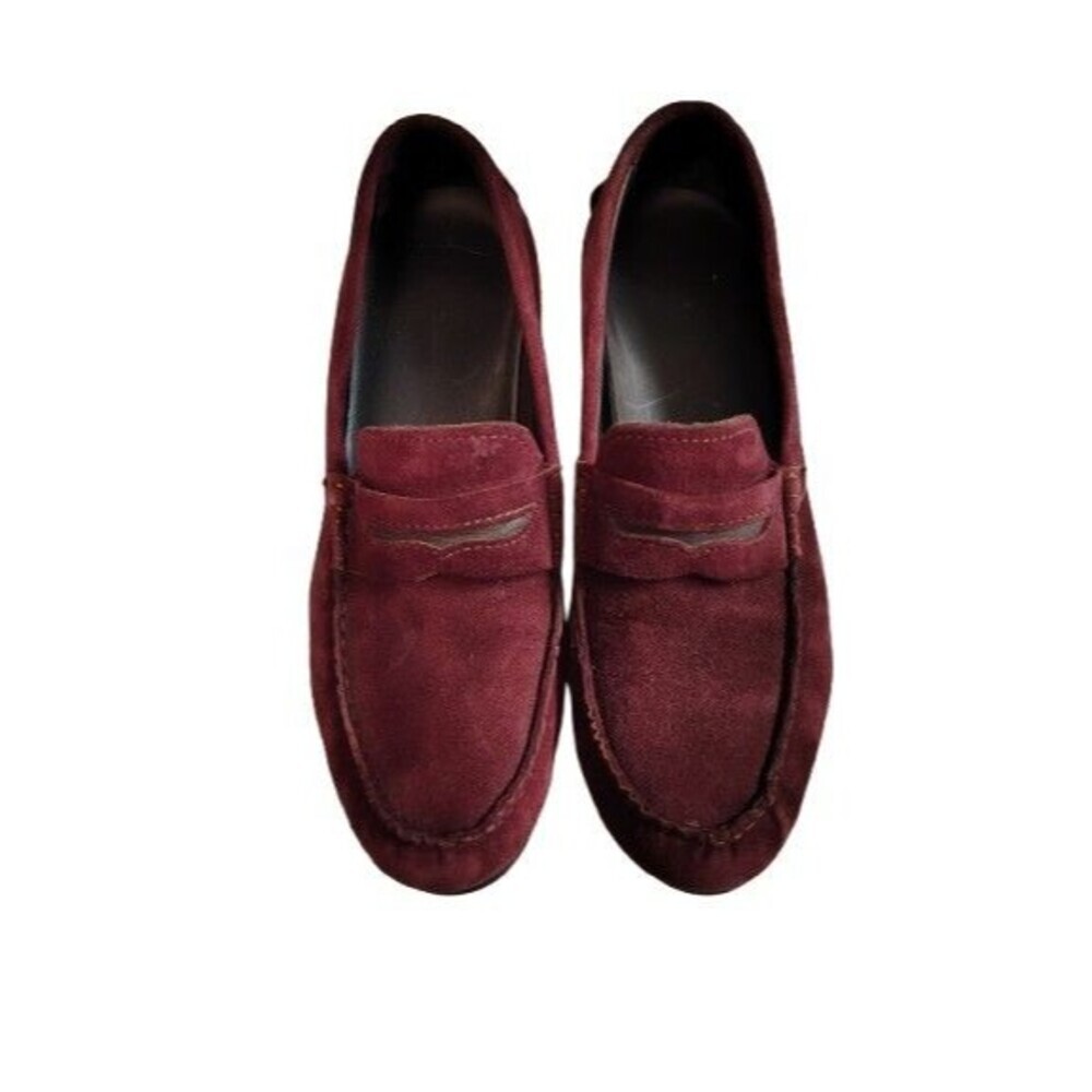 Munro American Burgundy Suede Penny Loafers | Style M555136 | Size 7.5 N...
